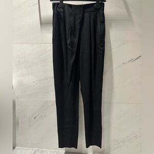 Proenza Schouler Draped front pant, Black, size 2